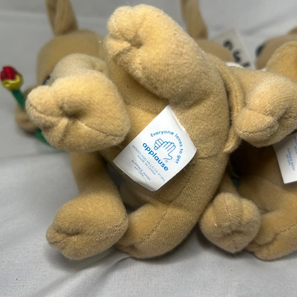 Vintage Taco Bell Chihuahua Plush Set of 3 Yo Quiero Taco Bell 90s Collectibles